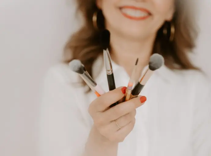 Make-up für Fotoshooting